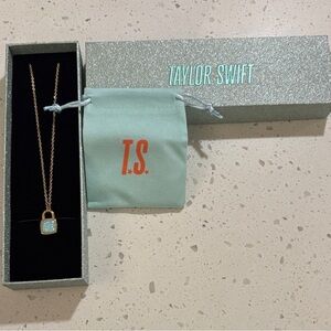 Taylor Swift Opalite Lock Necklace-NIB